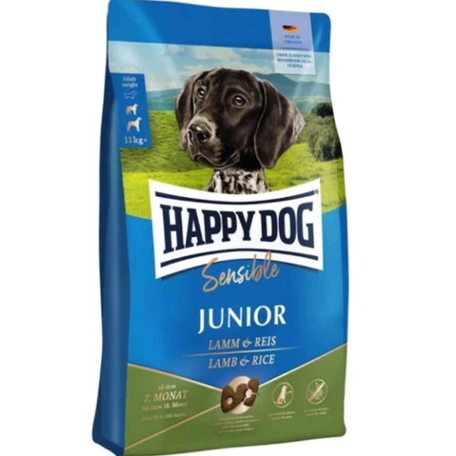 Сухий корм Happy Dog Sens Junior Lamm для молодих собак з ягнятком та рисом 4 кг (61014)