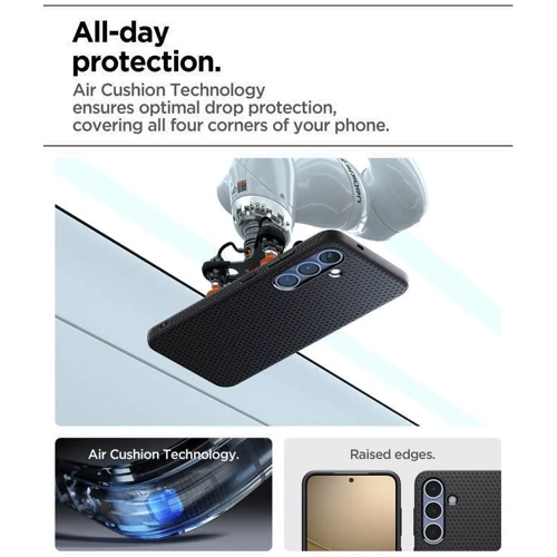 Чохол для телефона Spigen Liquid Air Matte Black (ACS08979) для Samsung S936 Galaxy S25 Plus фото 16