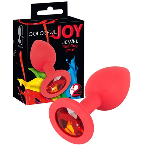 Анальная пробка Orion - Colorful Joy Jewel Red Plug Small
