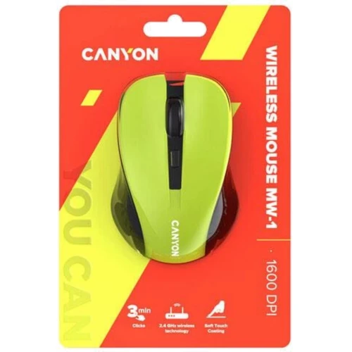 Мышь Canyon CNE-CMSW1Y: Радиус действия 10 м