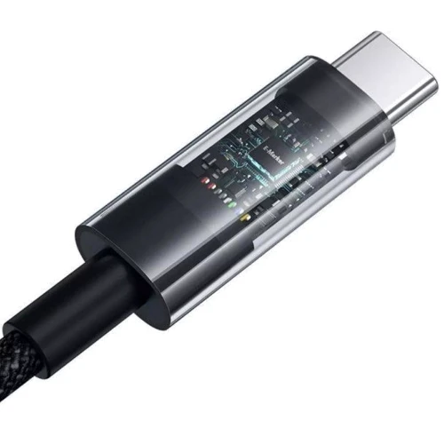 Кабель Baseus Cable USB-C to USB-C Gem Fast-Charging 100W 2m Black (P10373000111-01): Длина 2 м