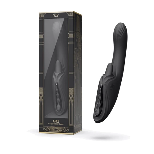 Вибратор-кролик Zalo Ares Obsidian Black