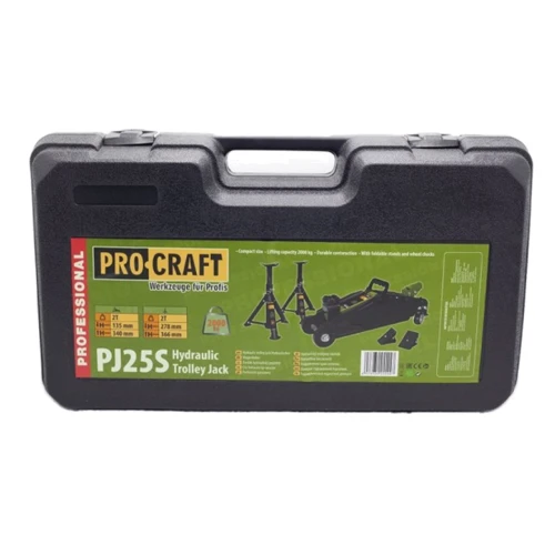 Гидравлический подкатный домкрат Procraft PJ25S: Тип домкрата Гидравлический