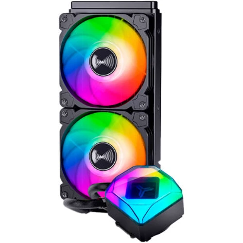 Кулер Jonsbo TW6-240 ARGB Black: Рівень шуму, dB 35.7