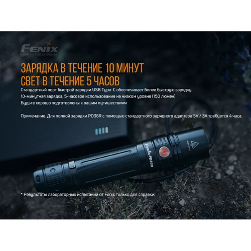 Ліхтар туристичний Фонарь ручной Fenix PD36R фото 12