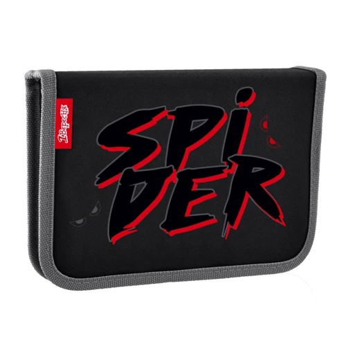 Пенал твердый одинарный с клапаном 1Вересня НР-03 Spider (532823)