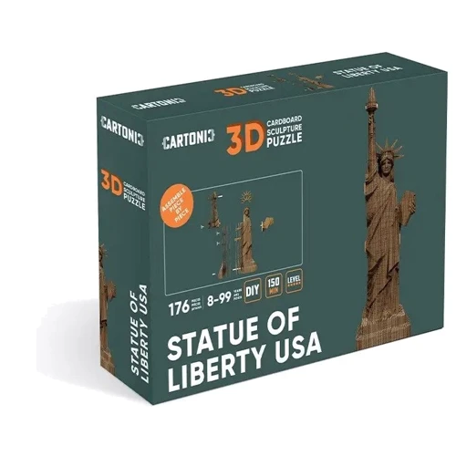 Картонний конструктор Cartonic 3D Puzzle STATUE OF LIBERTY USA фото 4