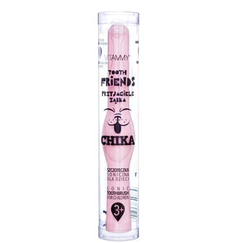 Зубная щетка VITAMMY Tooth Friends Pink Chika (TOW013597): Технология чистки звуковая