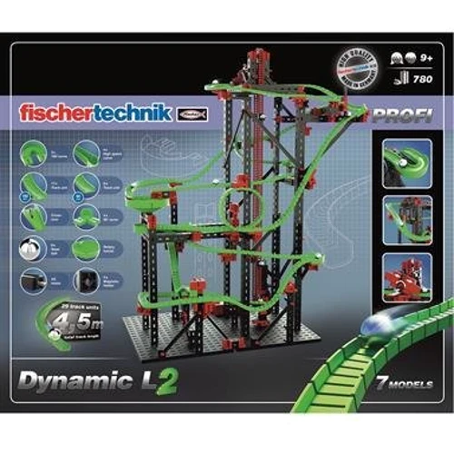 Конструктор fischertechnik "Динаміка - Л2" (FT-536621): Кількість деталей, шт. 760