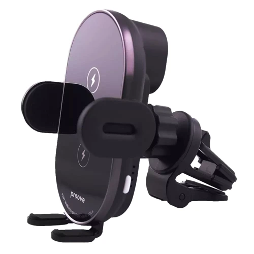 Держатель Proove Car Holder Wireless Charger Rounded Energy Pro 15W Black: Тип автомобильный