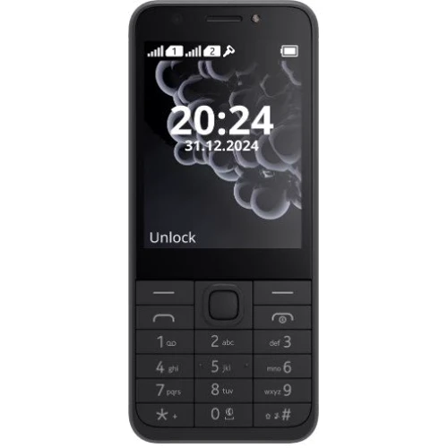 Мобильный телефон Nokia 230 (2024) Dual Black (UA UCRF): Дисплей 2.8" TFT, 320х240 точек