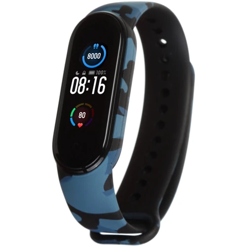 

Tpu Case Prints Khaki blue for Xiaomi Mi Smart Band 5/6/7