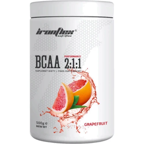 Амінокислота для спорту IronFlex BCAA 2-1-1 Performance 500 g / 100 servings / Grapefruit