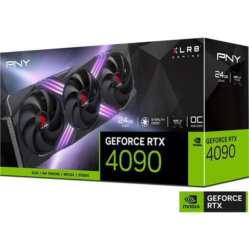 Видеокарта PNY GeForce RTX 4090 24GB OC XLR8 Gaming Verto EPIC-X RGB TF (VCG409024TFXXPB1-O) фото 9