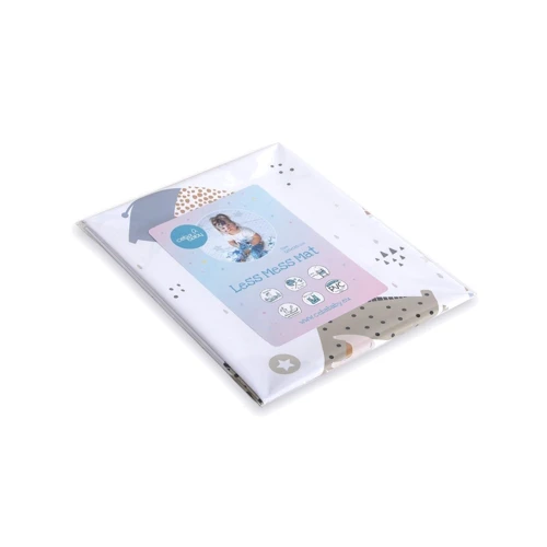 Коврик водонепроницаемый Cebababy 120x120 см Giraffe белый/беж (W-308-000-637) фото 2