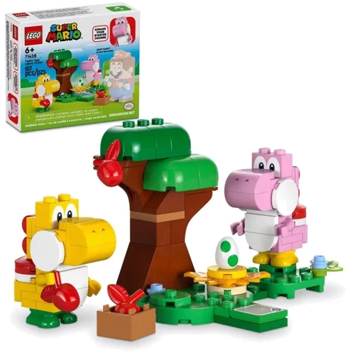Конструктор LEGO Super Mario Чудовий ліс Yoshi. Додатковий набір (71428): Серія Super Mario