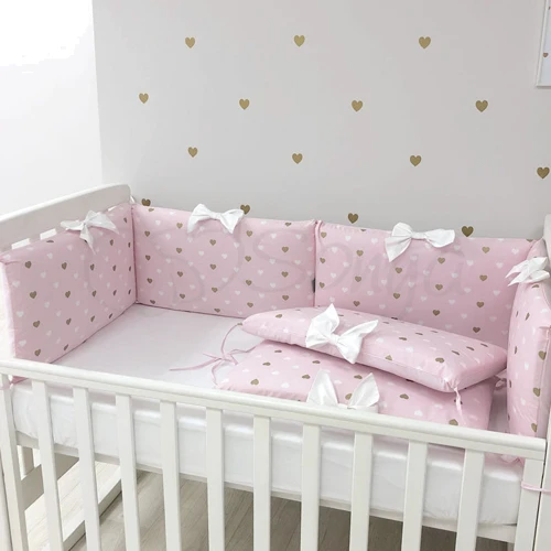 Комплект постельного белья Маленькая Соня Happy Baby + простынь (розовый) (680948): Тип постельный комплект