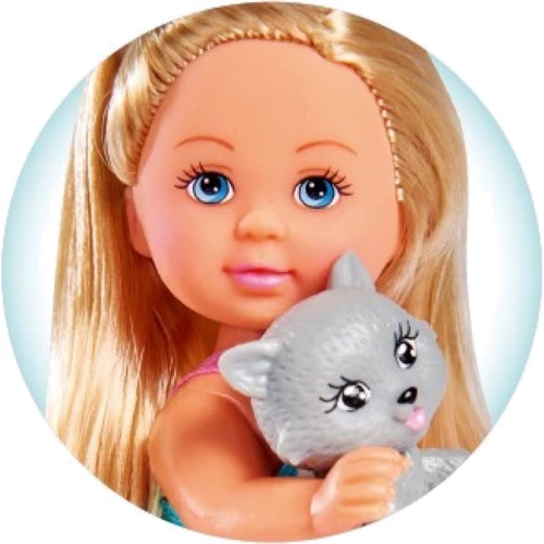 Кукла Simba Эви Hello Kitty с Воспитанником и аксессуарами, 2 вида (9283015): Высота, см 12