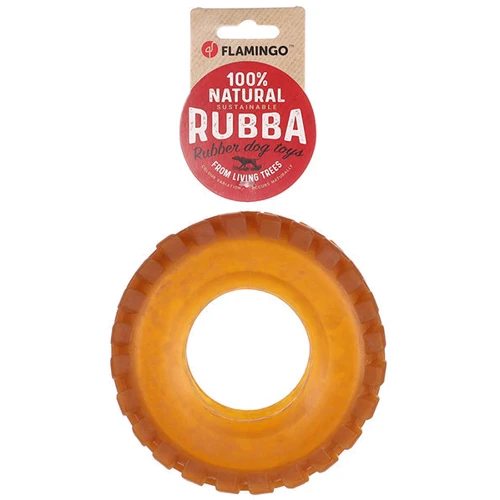 Игрушка для собак Flamingo Rubba Tire Шина резиновая Коричневая 15х15х5см (59216)