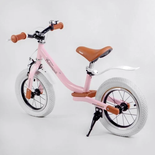 Беговел Corso Triumph 61201 (розовый): Диаметр колес, дюймов 12