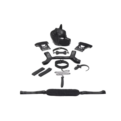 Набор BDSM щенка Master Series Luxury Pup Arsenal Set Black