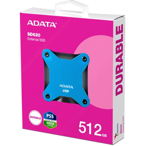 ADATA SD620 512 GB Blue (SD620-512GCBL): Тип накопичувача портативный
