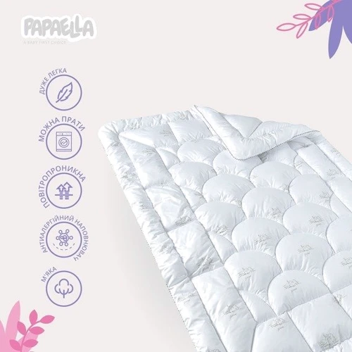 Одеяло детское Papaella Super Soft в кроватку 100х135 см (4820182656781): Размер, см 100x135