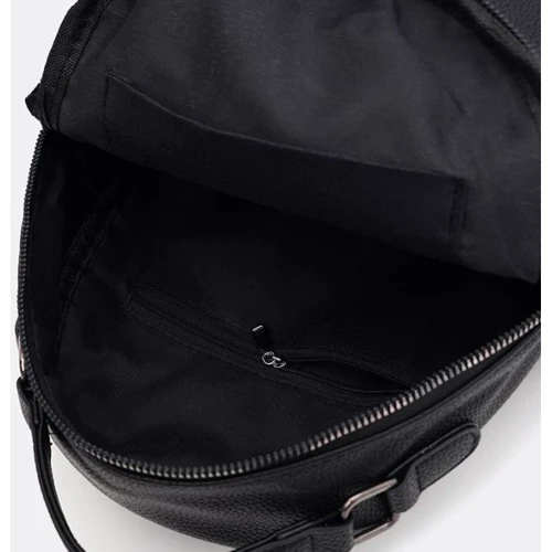 Жіночий рюкзак Monsen чорний (C1JLYP628bl-black): Фактура Зернистая, Матовая