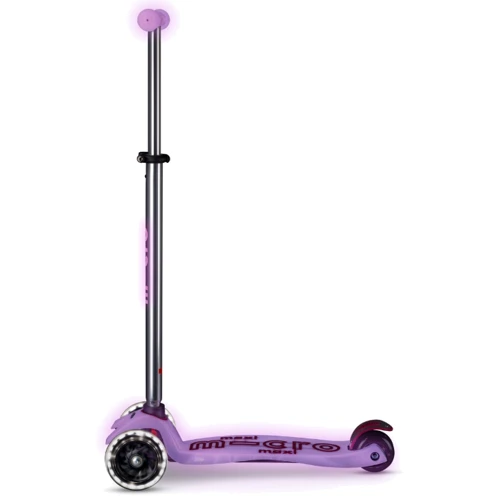 Самокат Micro серии Maxi Deluxe Glow LED Пурпурный (MMD367): Тип колес литые