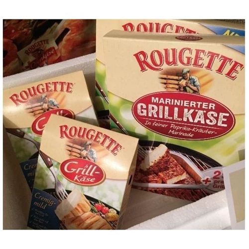 Сыр Rougette Грилькейс с травами 55% 2x90 г (DLR5388): Вес нетто 180 г