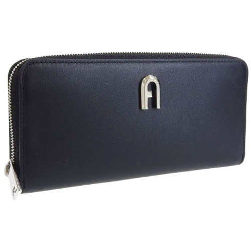 Женский кошелек Furla Moon XL Zip Around Slim черный (WP00161AX0733O6000)