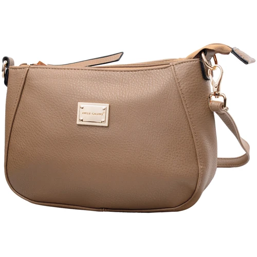 Женская сумка через плечо Amelie Galanti бежевая (A976116-beige): Стиль Повседневный (Casual)