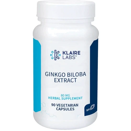Klaire Labs Ginkgo Biloba 80 mg Гинкго Билоба 90 вегетарианских капсул