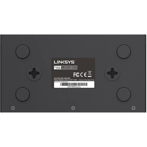 Мережевий комутатор Linksys LGS108: Кількість портів Fast Ethernet (10/100) нет