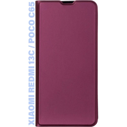 Чохол для телефона BeCover Book Exclusive New Style Red Wine для Xiaomi Redmi 13C / Poco C65 (711196): Плівка в комплекті нет