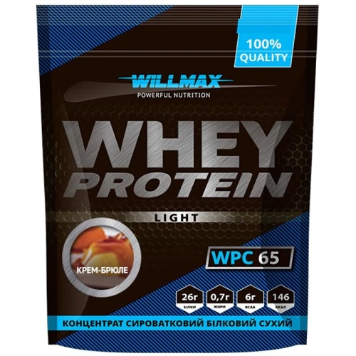 Протеин Willmax Whey Protein 65 1000 g / 25 servings / Creme brulee