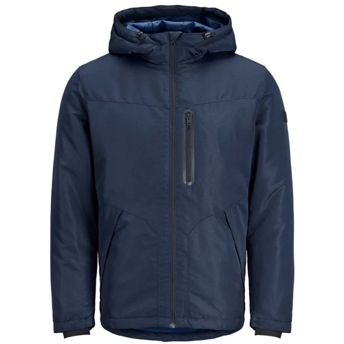 Куртка Jack & Jones 31101711 46 синяя демисезон с капюшоном: Вид Куртки