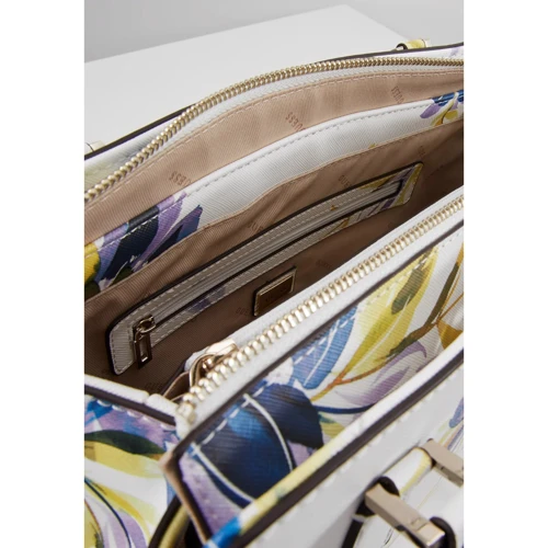 Женская сумка тоут Guess Open Road Luxury Satchel белая (HWEF7186100-WHF Белая в цветок: Страна производитель Вьетнам