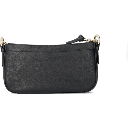 Женская сумка через плечо Michael Kors Jet Set Charm Md 4in1 Pouch Xbody черная (32H0GT9C8L292): Фактура Стеганая, Матовая, Зернистая