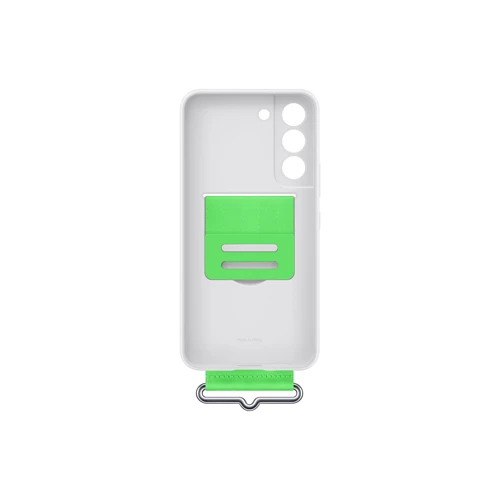 Аксессуар для смартфона Samsung Silicone with Strap Cover White (EF-GS901TWEGRU) for Samsung S901 Galaxy S22: Пленка в комплекте нет