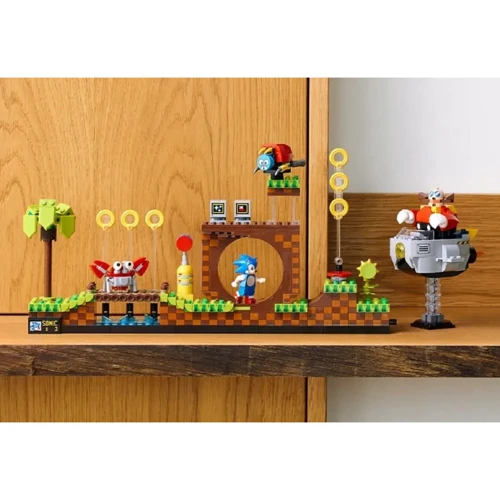 Конструктор LEGO Ideas Їжачок Сонік Зона Зелених Пагорбів 1125 деталей (21331) фото 15