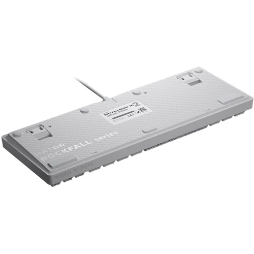 Клавіатура Hator Rockfall 2 Mecha TKL Authentic Edition Aurum Milky Way Silent USB White (HTK-531): Тип клавіатури игровая