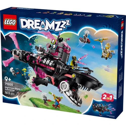 Конструктор LEGO Dreamzzz Жахливий підводний човен Акула (71500): Серія DREAMZzz