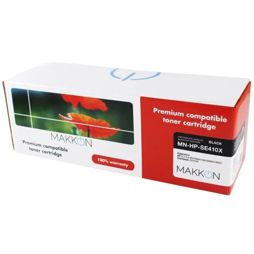 Картридж Makkon HP CLJP CE410X (305X) (SE410X) 4k black (MN-HP-SE410X): Технология печати Лазерная