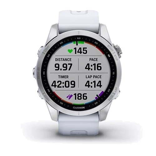 Смарт-часы Garmin Fenix 7S Silver with Whitestone Band (010-02539-03): Объем внутренней памяти 32 гб