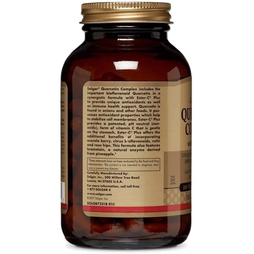 Solgar Quercetin Complex with Ester-C Plus Солгар Кверцетин комплекс с эстер-С 100 капсул