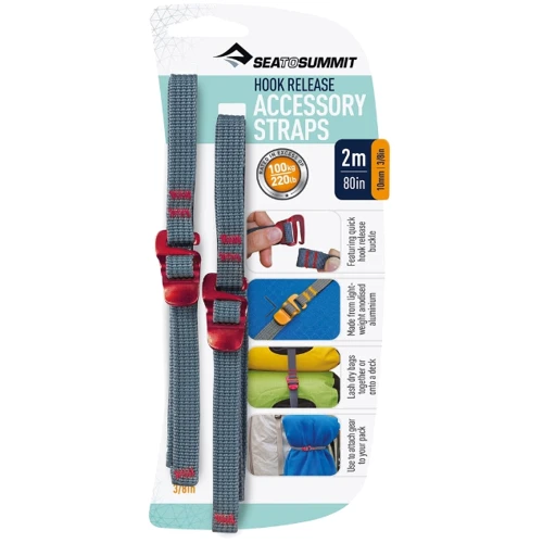Стяжной ремень Accessory Strap With Hook Buckle Grey, 2 м x 10 мм (STS ATDASH102.0)