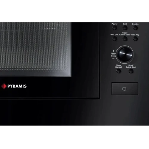 Встраиваемая микроволновая печь Pyramis Microwave Oven 30 Black: Внутренний объем 23 л