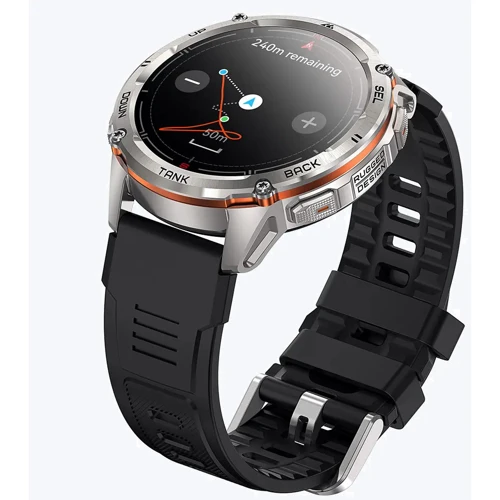 Смарт-годинник Kospet Tank T3 Ultra 2 Silver Silicone Basic