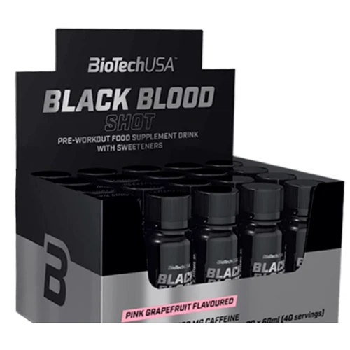 Предтренировочный комплекс BiotechUSA Black Blood Shot 20х60 ml / Pink grapefruit: Тип Комплекс до тренировки